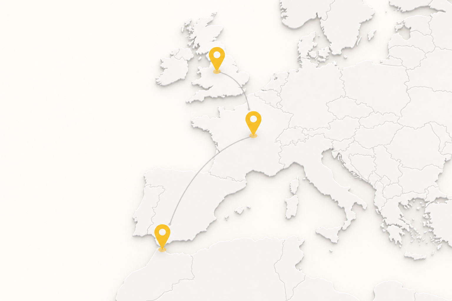 Map of OptiBFR locations in Europe and North Africa